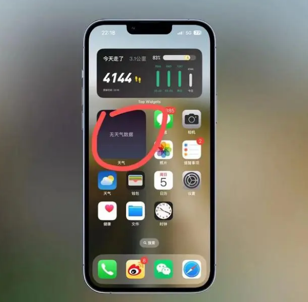 东莞生态园苹果手机维修分享:iOS16主屏幕天气小组件无法正常工作怎么办？ 
