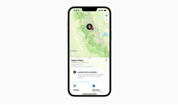 东莞生态园苹果14维修分享iPhone14系列中 FindMy功能通过卫星分享位置方法教程 